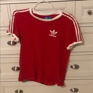 Oversized adidas tee